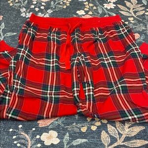 Red Plaid Lounge Pants